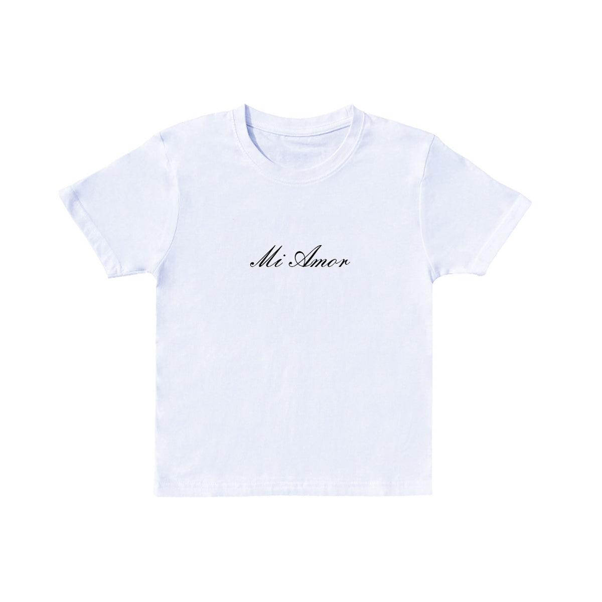 BABY TEE "MI AMOR" ( BLANCO )